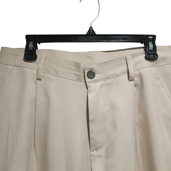 BNWT Manfinity Men's Beige Pleated Dress Trousers - Picture 5 of 7